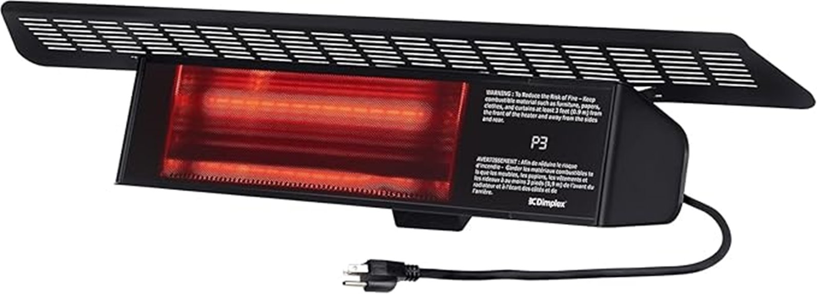 1500w black infrared heater