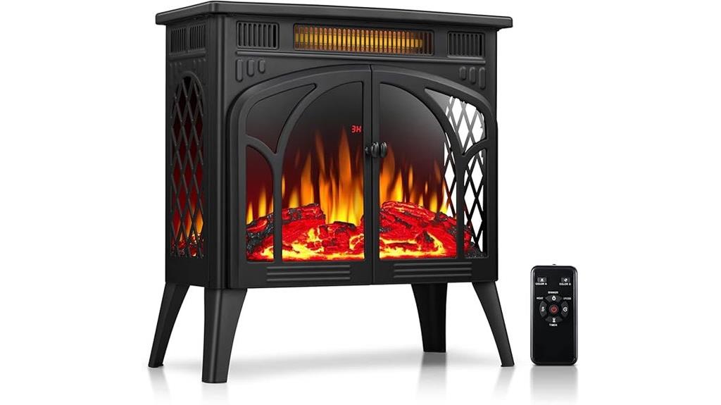 1500w infrared fireplace
