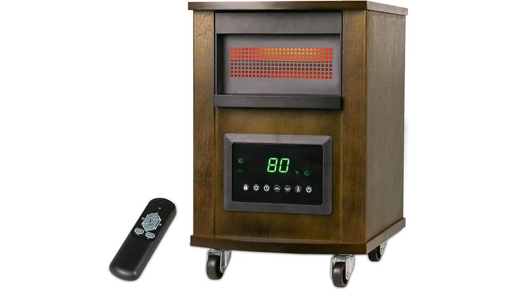 1500w infrared heater with remote