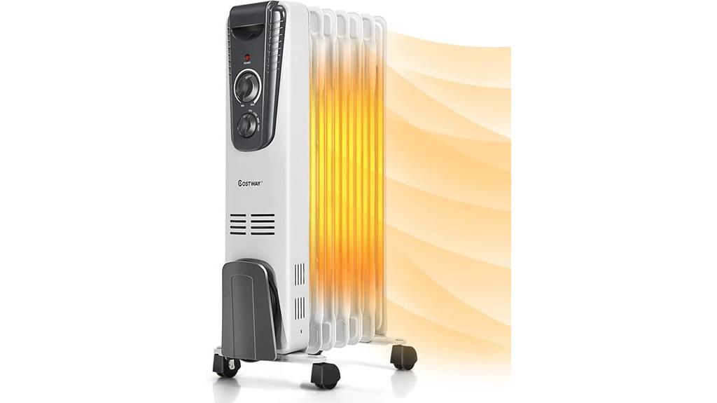 1500w portable oil heater