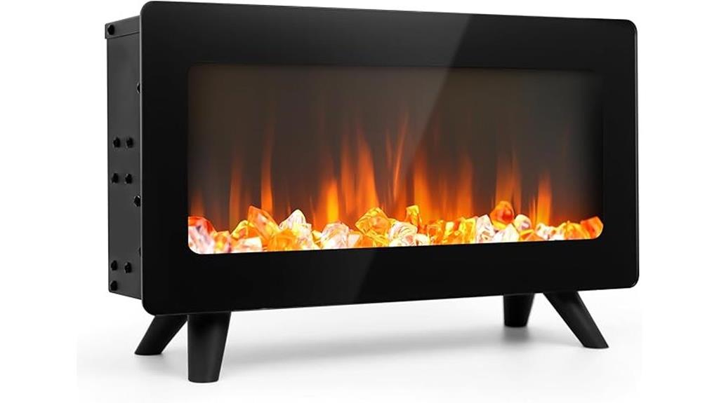 16 inch led fireplace