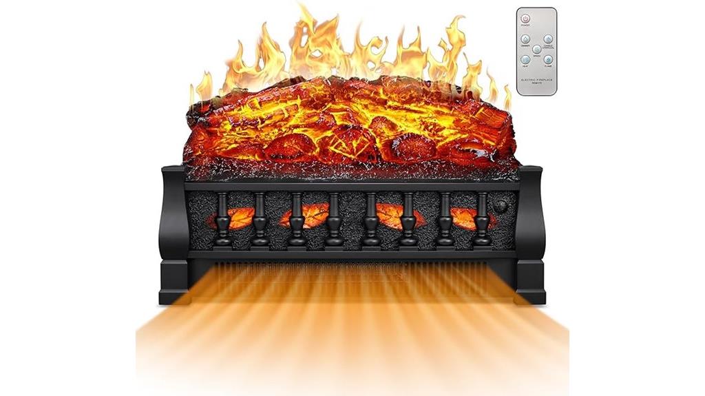 21 inch electric fireplace