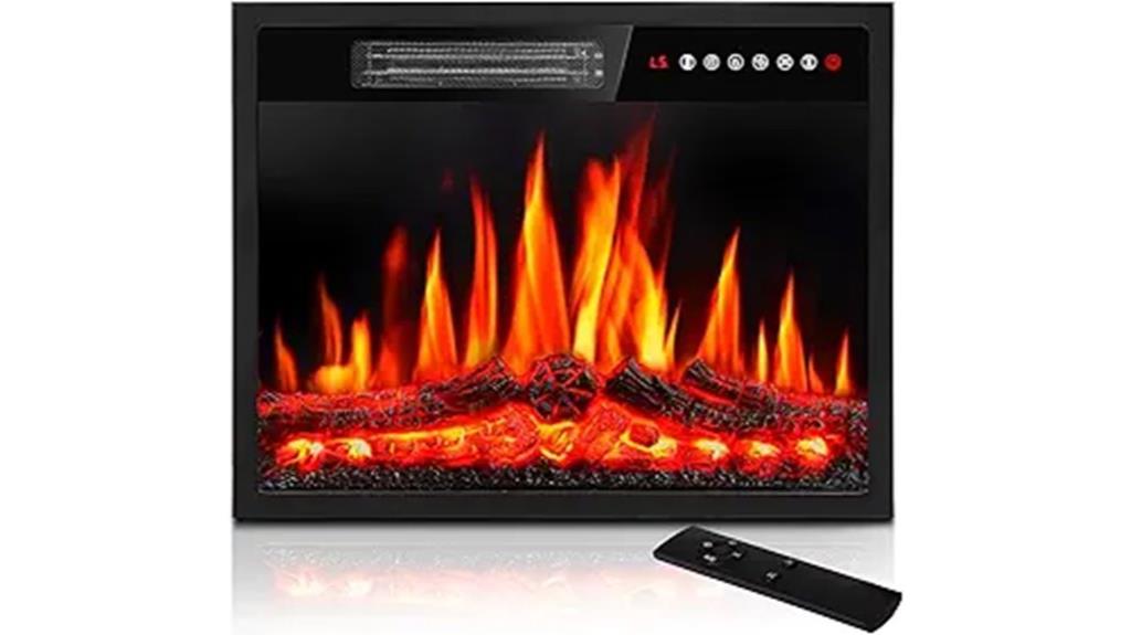 23 inch remote touch fireplace