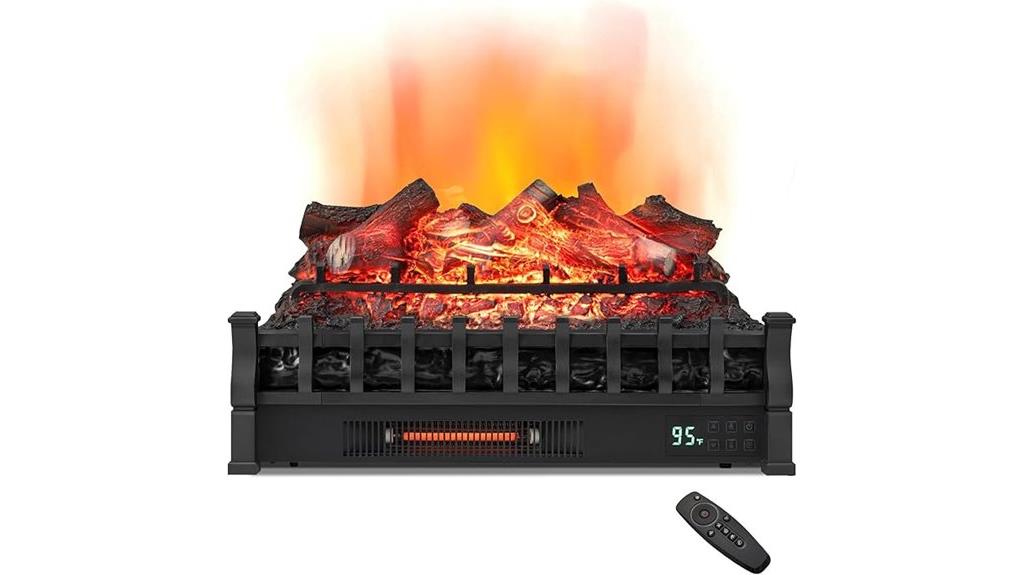 26 inch electric fireplace
