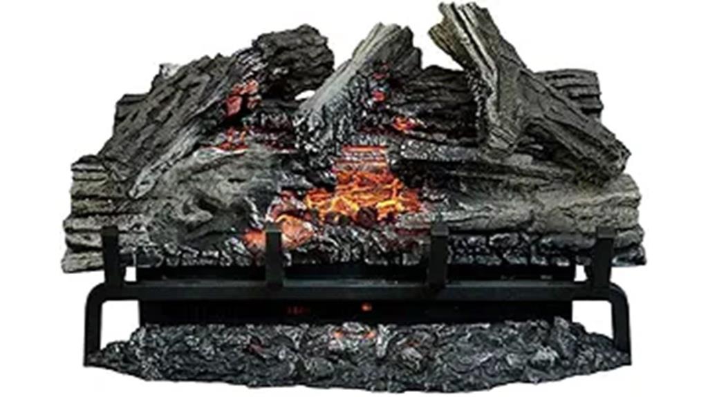 27 inch black electric fireplace