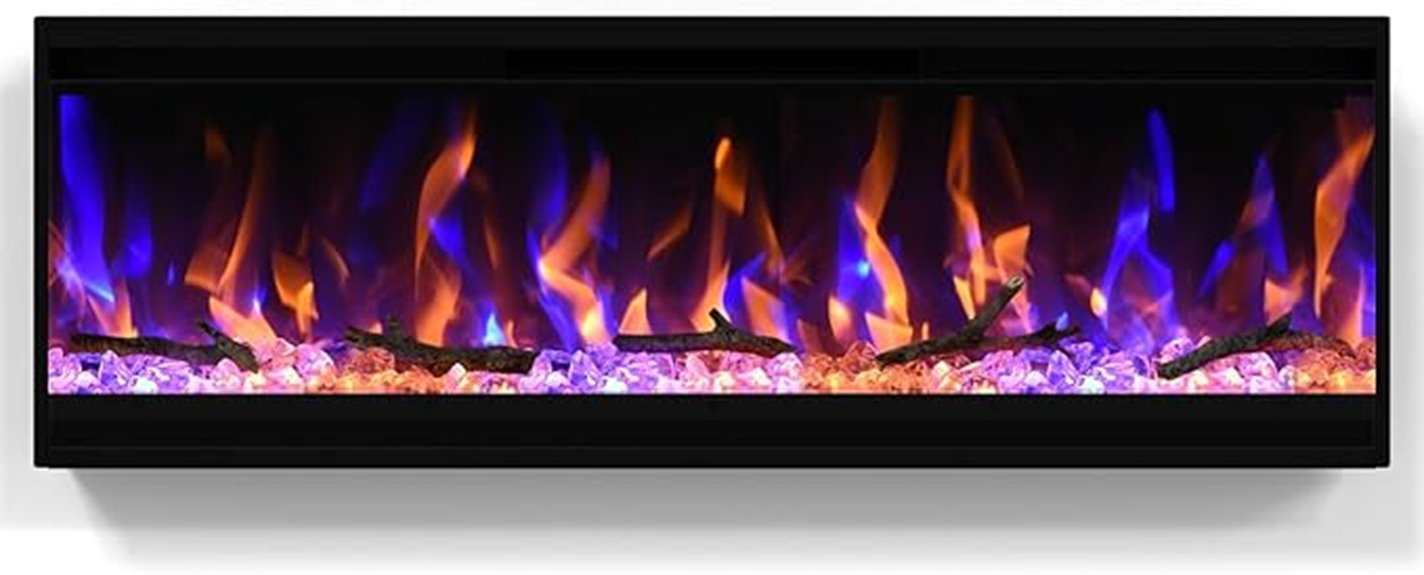 30 inch wall mounted fireplace