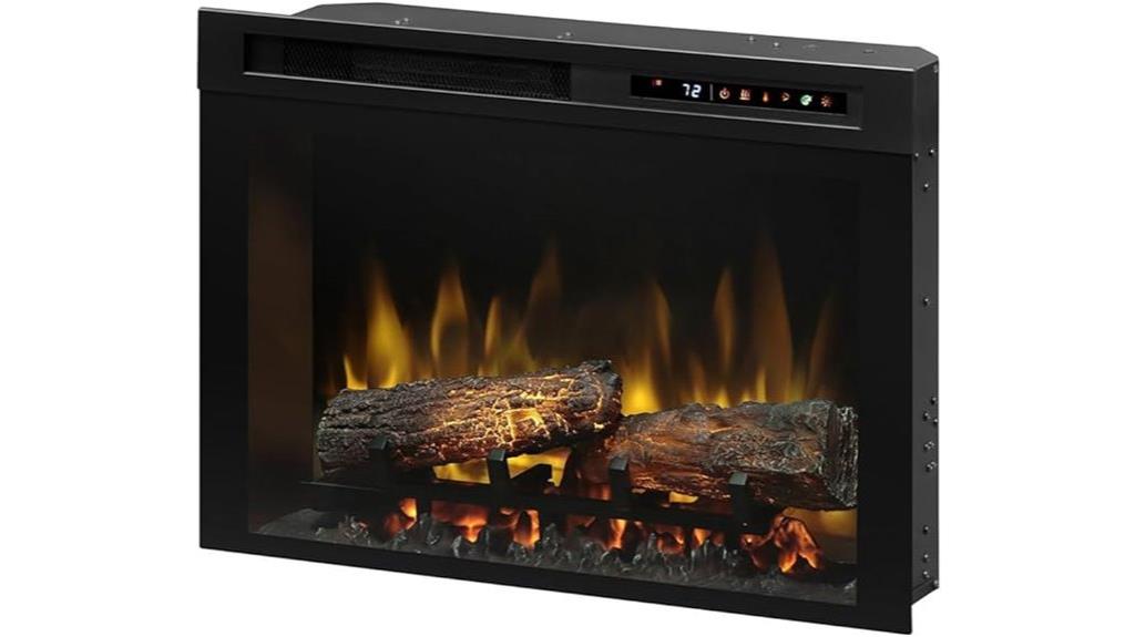33 inch multi color flame fireplace