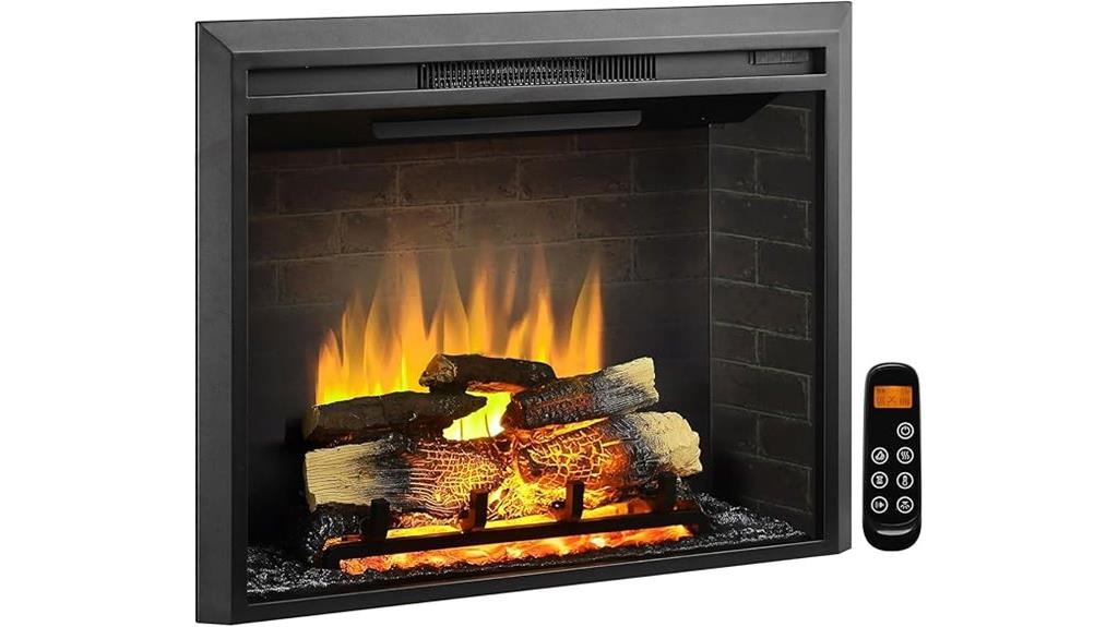 35w electric fireplace insert