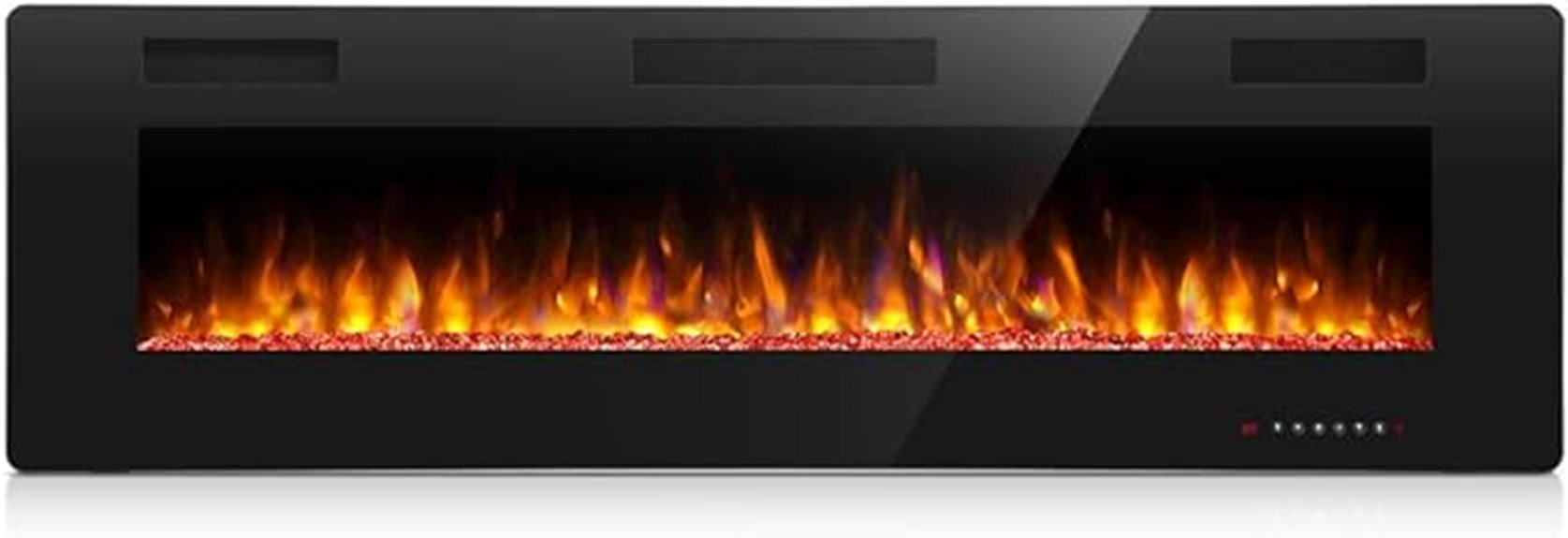 36 inch electric fireplace