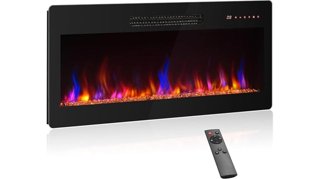 36 inch electric fireplace