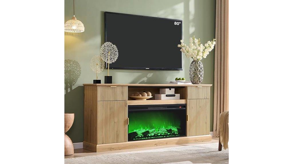 36 inch electric fireplace