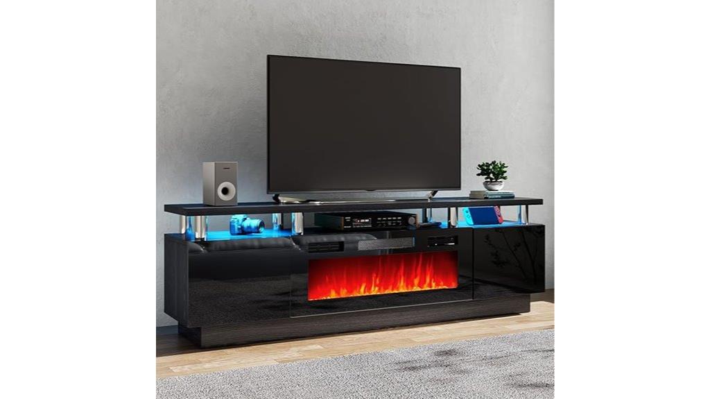 36 inch electric fireplace stand