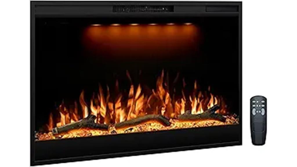 36 inch wall mount firebox