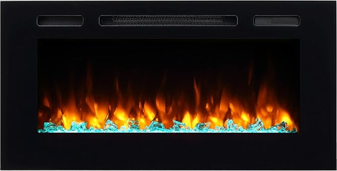 40 inch alice recessed fireplace