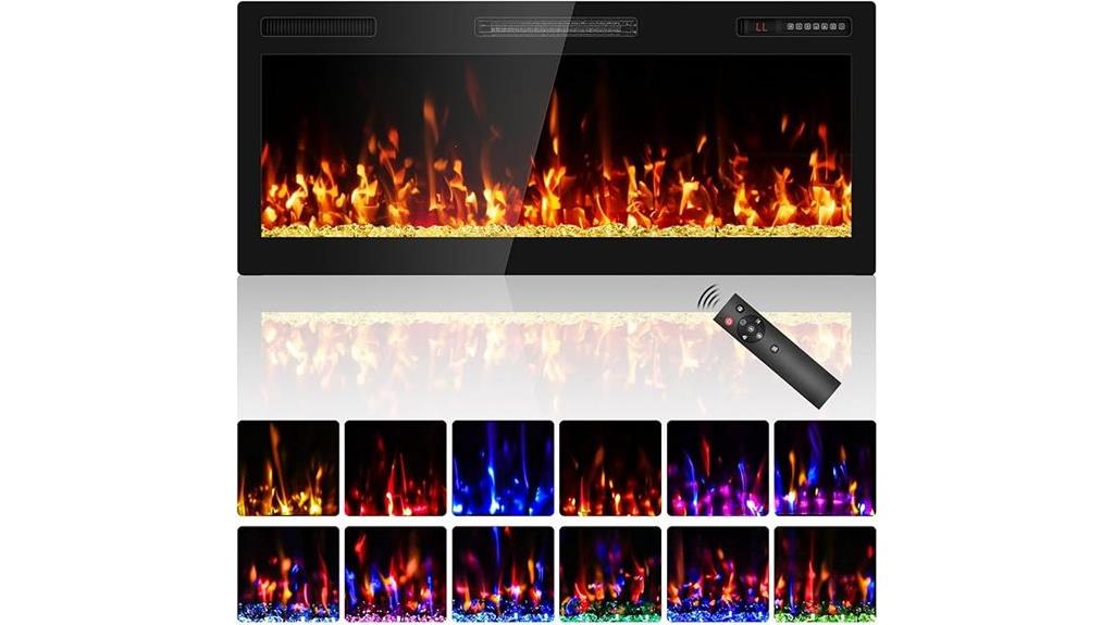 42 inch narrow bezel fireplace