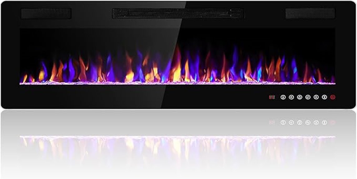 60 inch remote flame