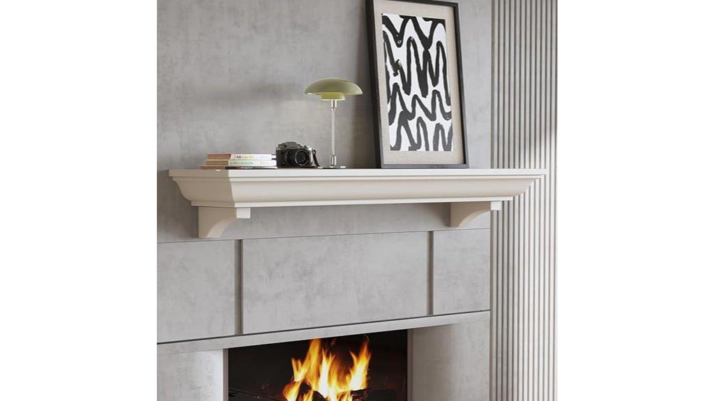 60 inch rustic fireplace mantel