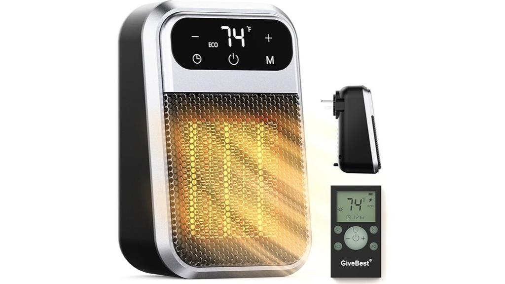 800w wall mounted heater