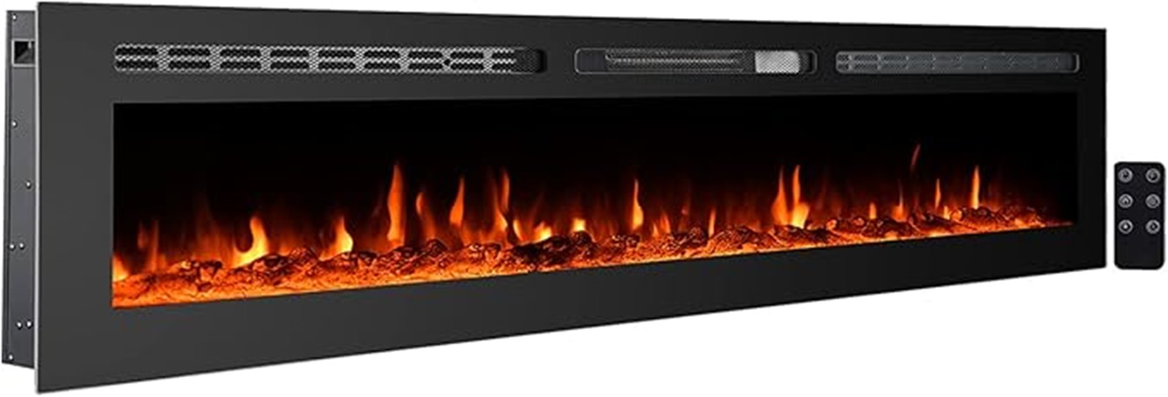 80 inch electric fireplace
