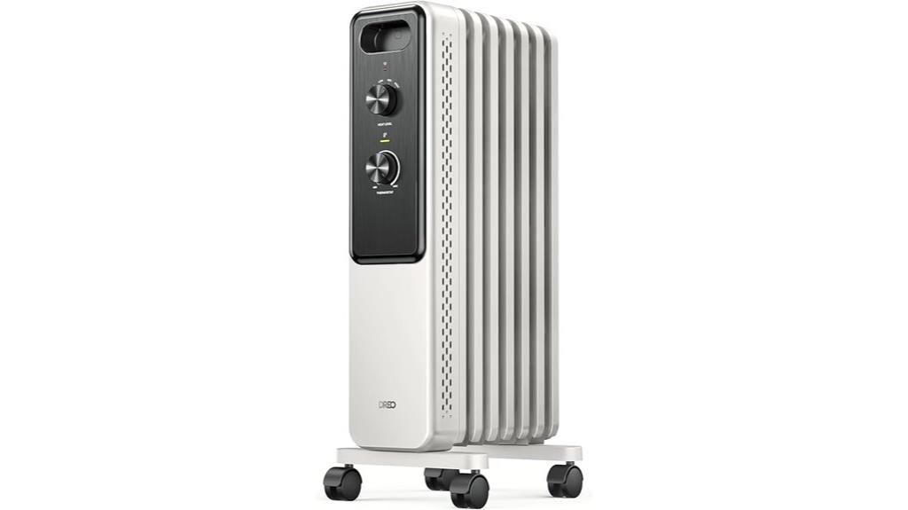 adjustable thermostat radiator heater