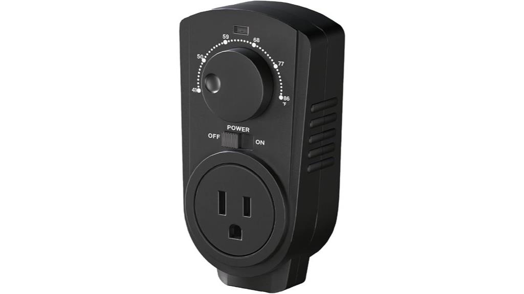 adjustable wall mount thermostat