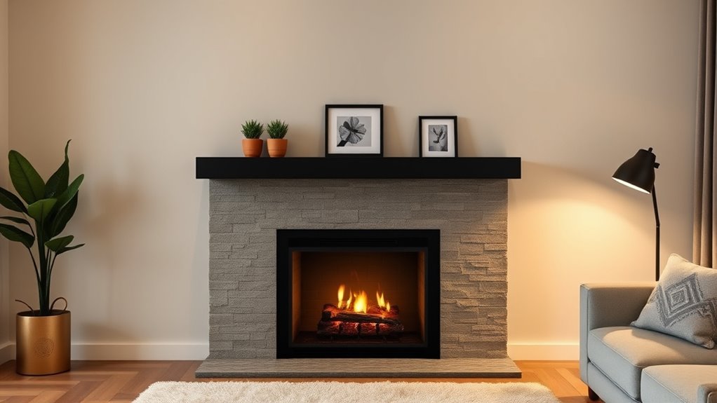 apartment fireplace mantel considerations