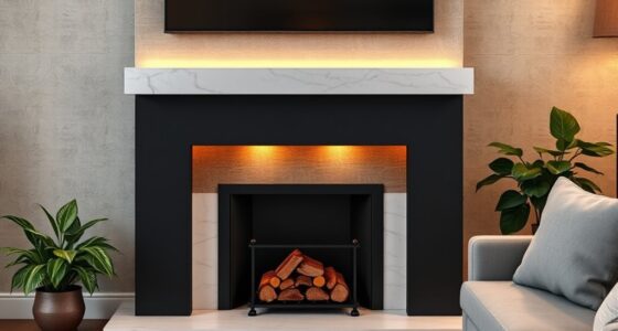 apartment fireplace mantel ideas