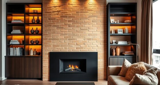 apartment fireplace surround ideas