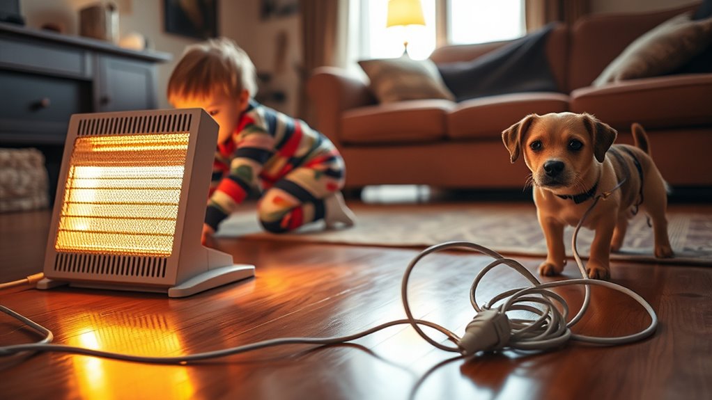 avoid extension cords with heaters