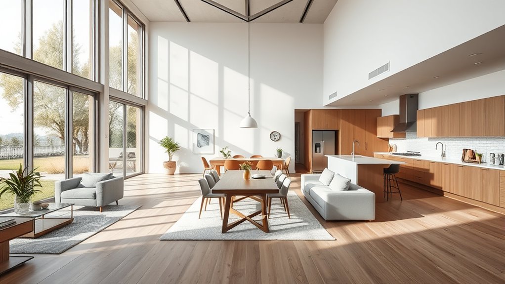 balanced space and decor