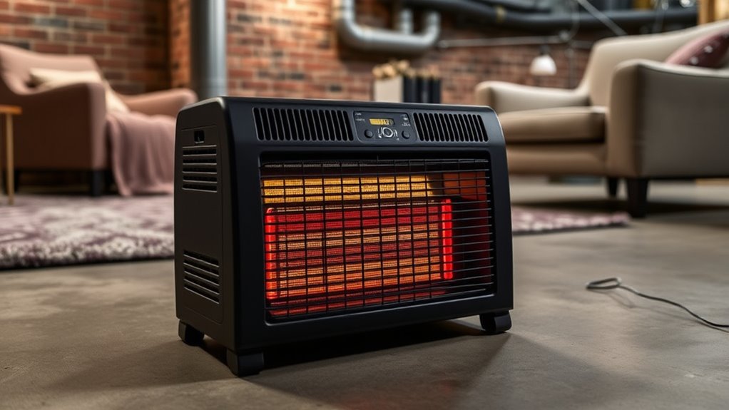 basement infrared heater factors