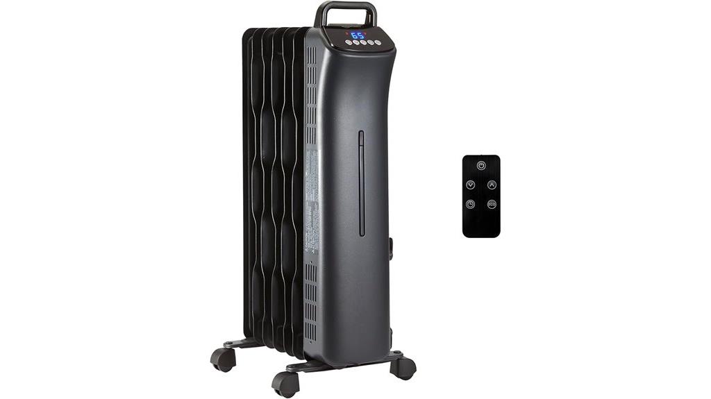 basic oil heater remote