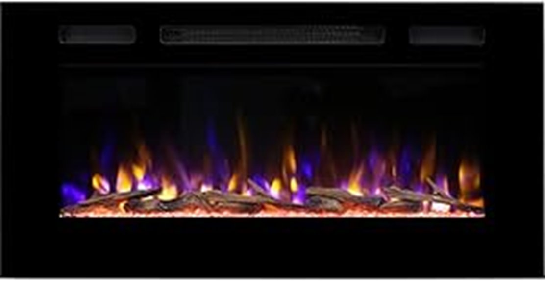 bella 40 inch electric fireplace