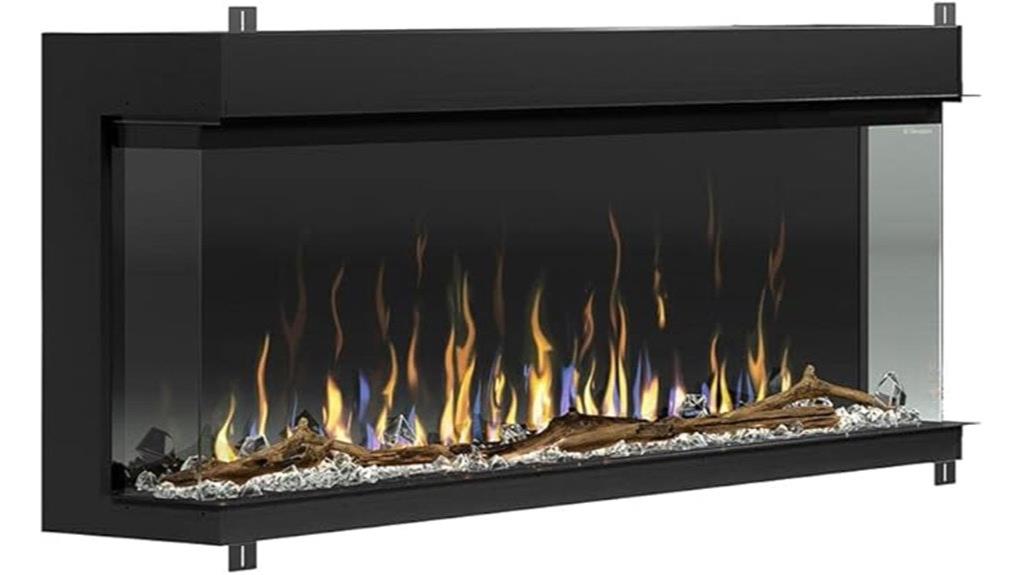 bold 60 inch electric fireplace