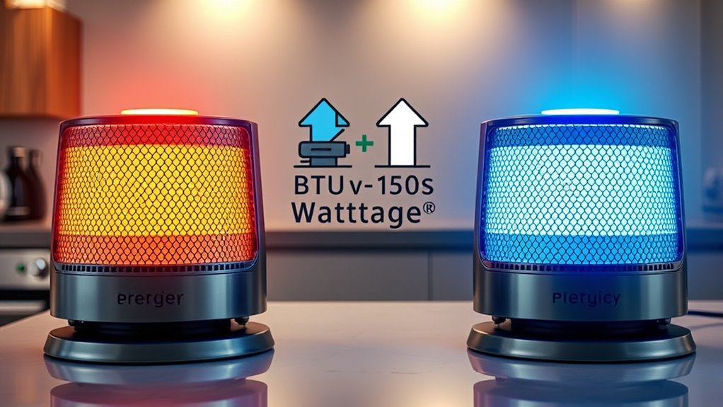 btu vs wattage comparison