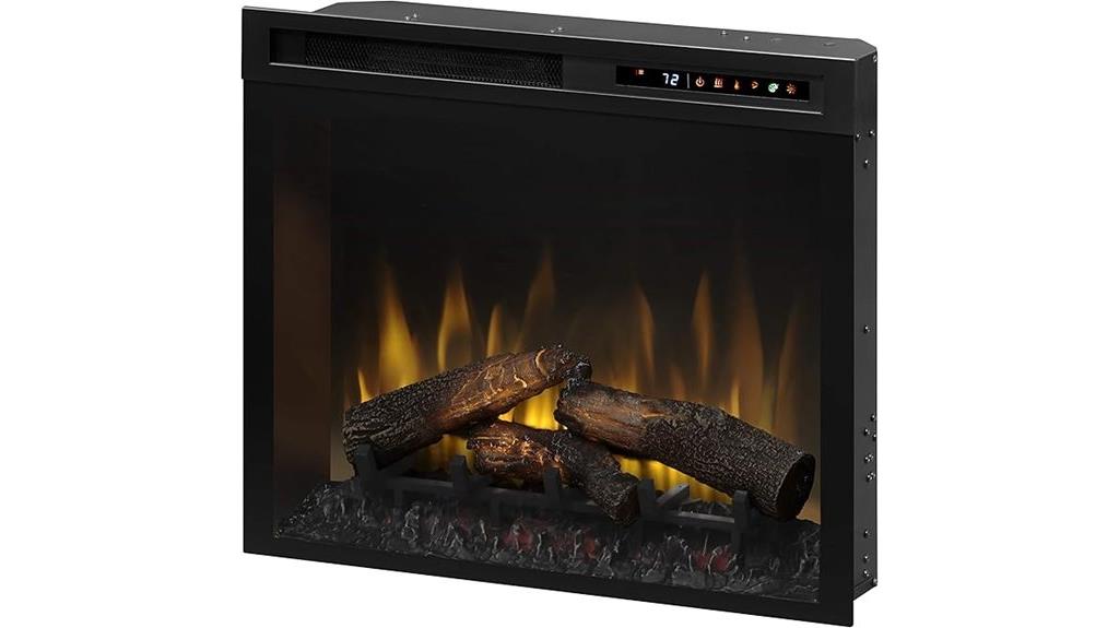 built in electric fireplace