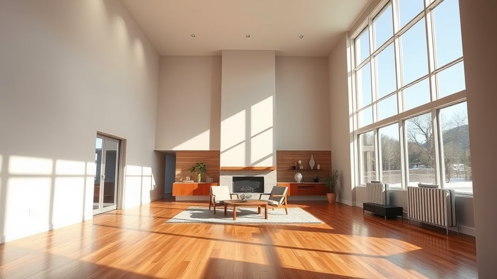 ceiling height influences heating effectiveness