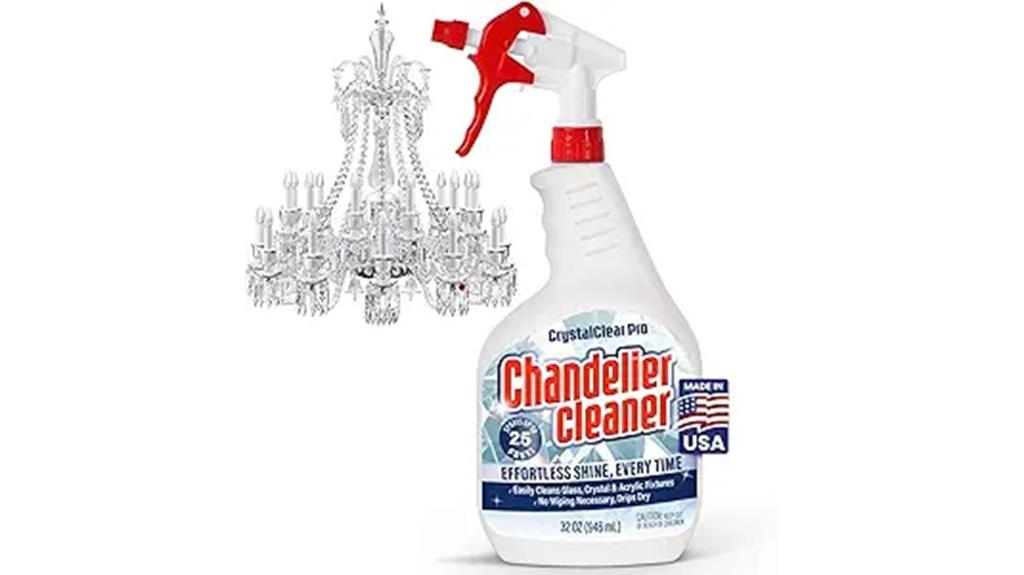 chandelier spray drip dry