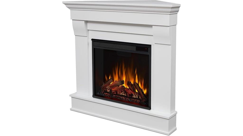 chateau 41 corner fireplace