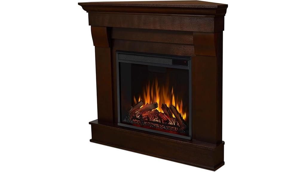 chateau 41 corner fireplace