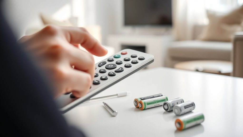 check and replace batteries