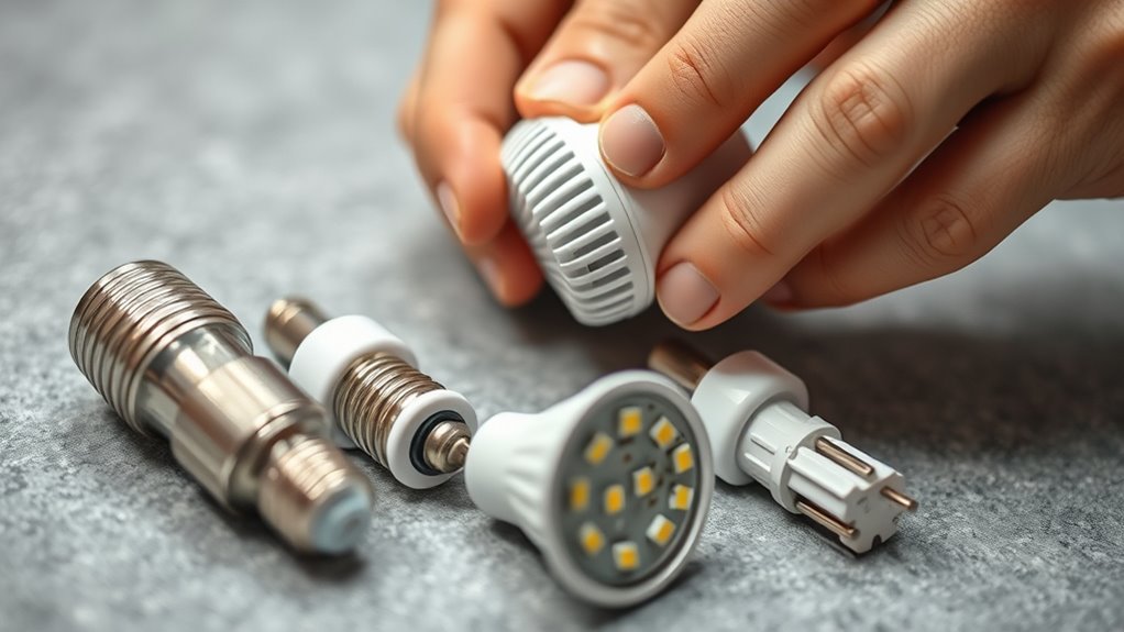 check bulb base size