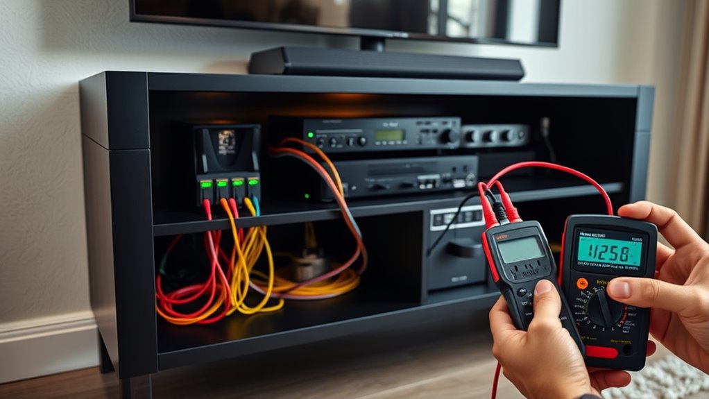 check power organize cables