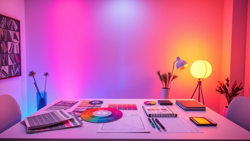 choose harmonious color combinations