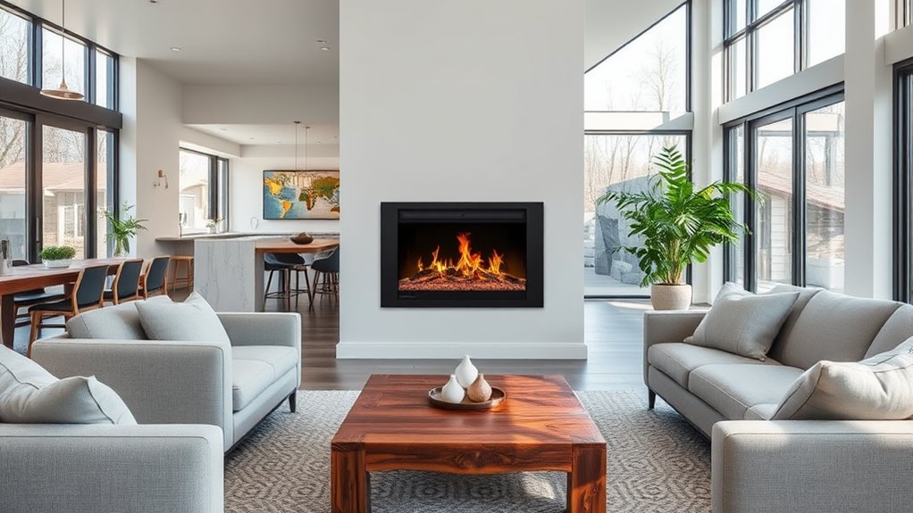 choosing optimal corner fireplace