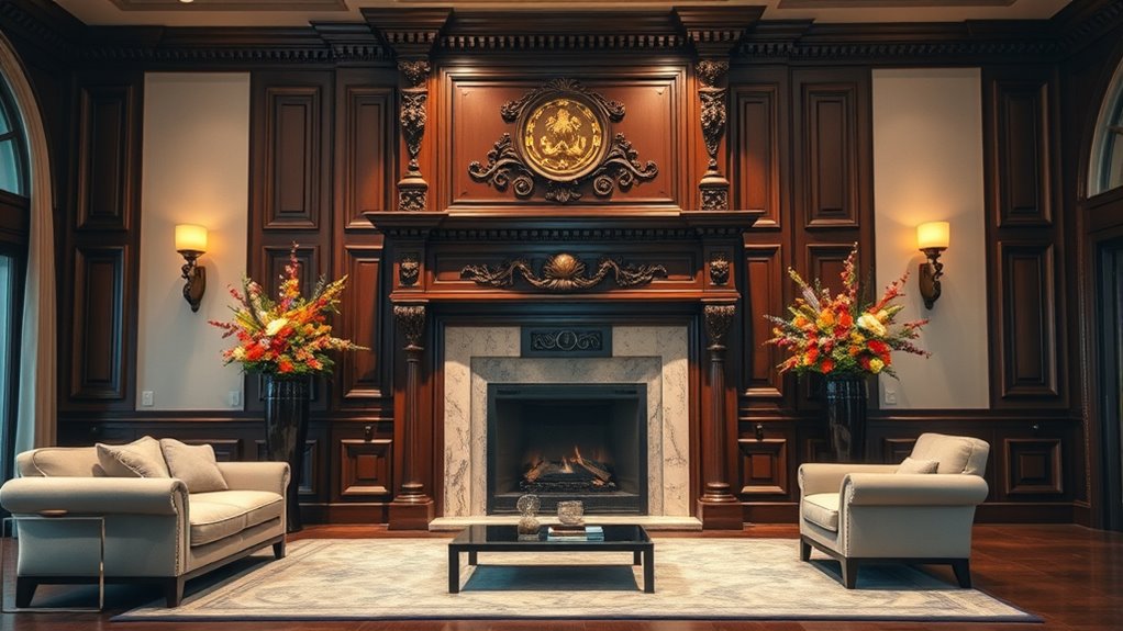 choosing suitable large mantel