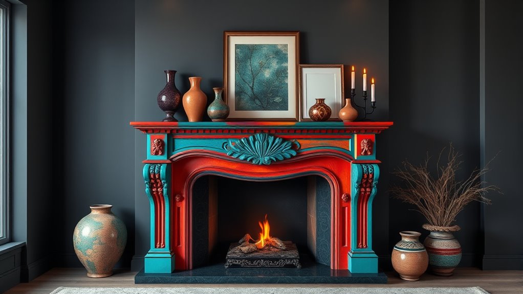 choosing the right multicolor mantel