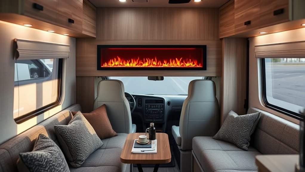 choosing the right rv fireplace