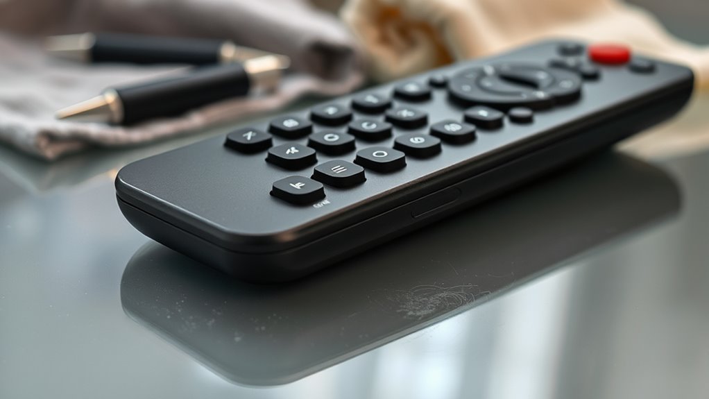 clean remote buttons effectively