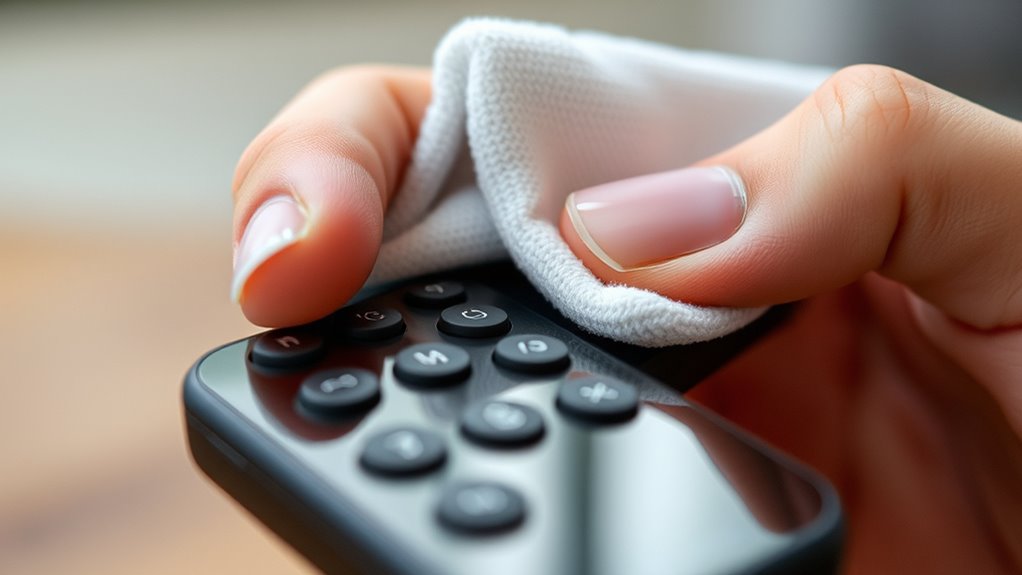 clean remote s sensors regularly